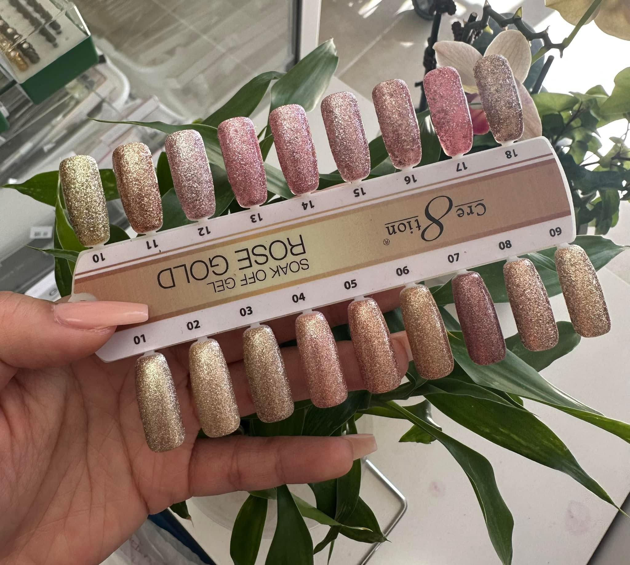 Cre8tion Rose Gold Collection Gel Polish 0.5oz